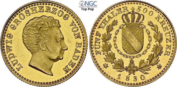 Germany Baden, Ludwig I ... 