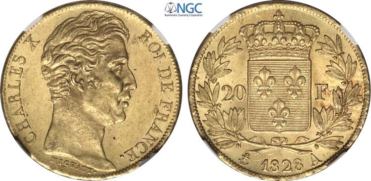 France, Charles X (1824-1830), 20 ... 