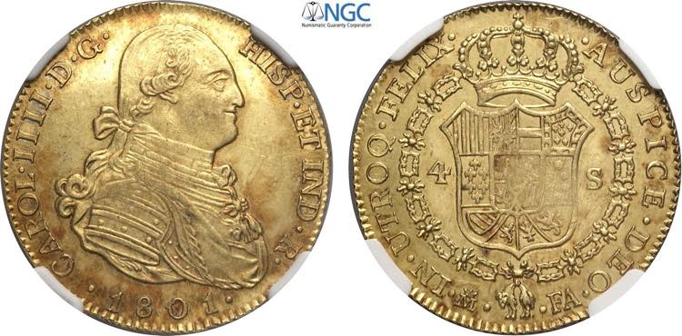 Spain, Carlos IV (1788-1808), 4 ... 