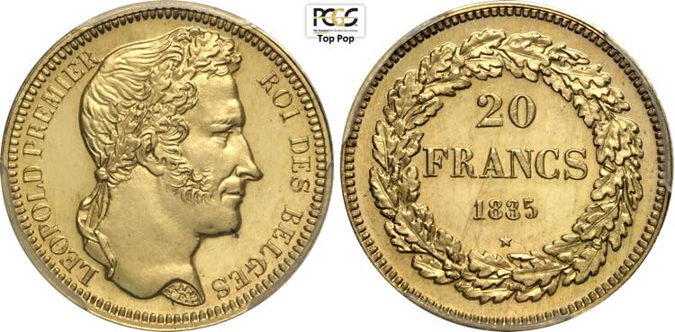 Belgium, Leopold I (1831-1865), 20 ... 
