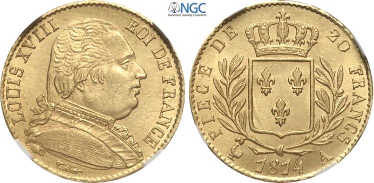 France, Louis XVIII (1814-1824), ... 