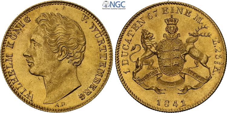 Germany Wurttemberg, Wilhelm I ... 