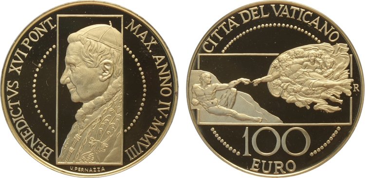 Vaticano 100 Euro 2008-&nbsp;30.00 ... 
