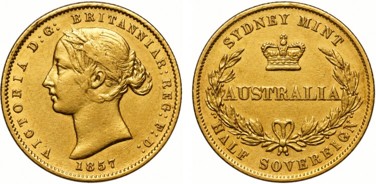 Australia Sterlina 1855-1870 tipo ... 