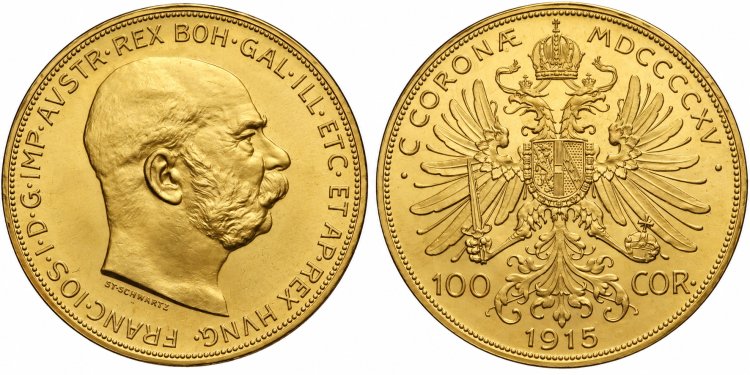 Austria 100 Corone 1915&nbsp;33.88 ... 