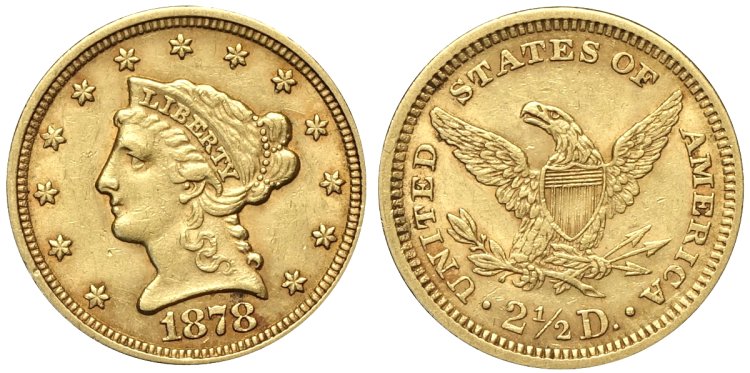 USA 2,5 Dollari Liberty ... 