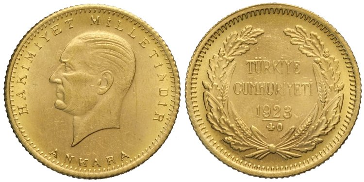 Turchia 50 Piastre Meskuk ... 