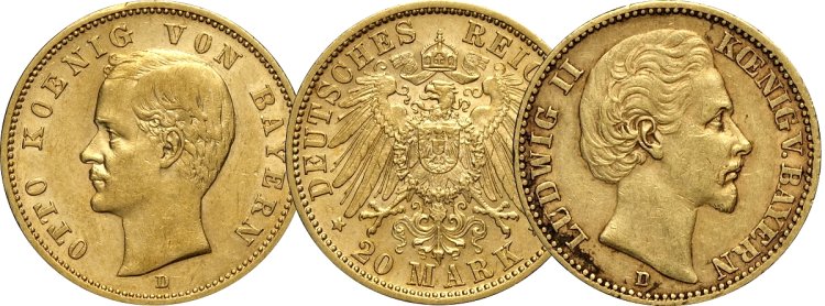 Germania Baviera 20 Marchi ... 
