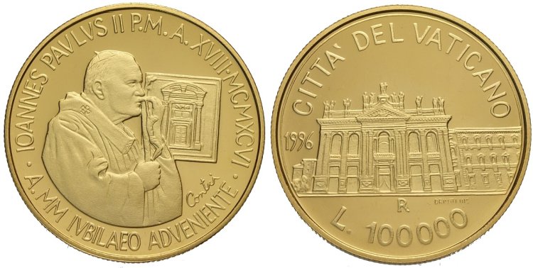Vaticano 100000 Lire ... 