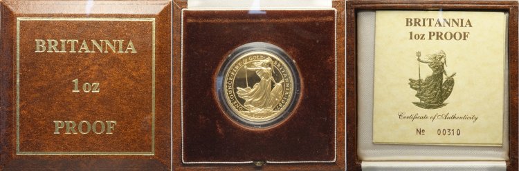 Great Britain Proof 100 Pounds ... 