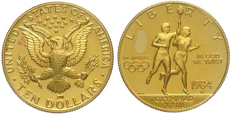 USA 10 Dollari Commemorativo ... 