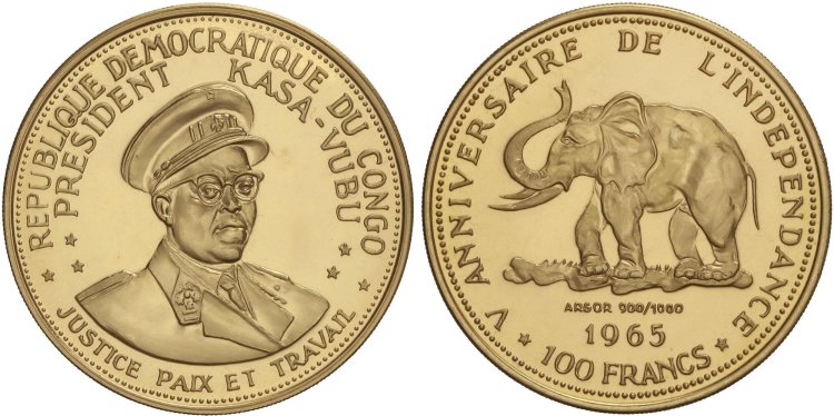 Congo 100 Franchi 1965 (5 ... 