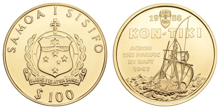 Samoa 100 Tala 1987-1991&nbsp;7.50 ... 