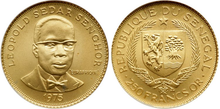 Senegal 250 Francs 1975 (1/2 ... 