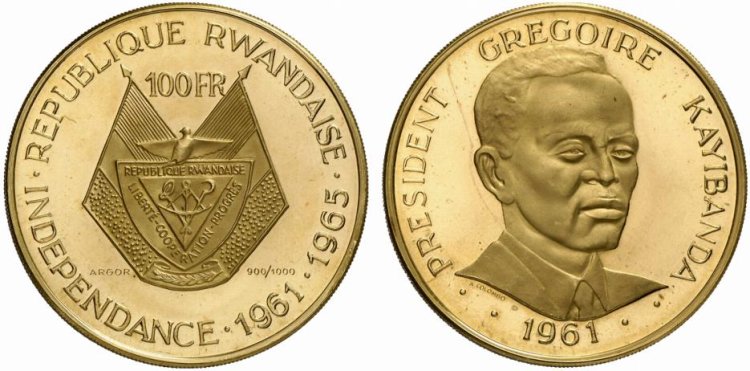 Ruanda 100 Franchi 1965&nbsp;30.00 ... 