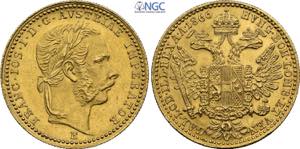 Austria, Franz Joseph I (1848-1916), Ducat ... 