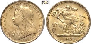 Great Britain, Victoria (1837-1901), 1/2 ... 