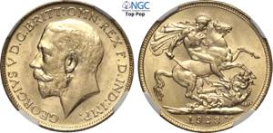 Australia, George V (1910-1936), Sovereign ... 