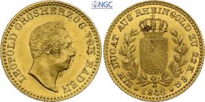 Germany Baden, Leopold I (1830-1852), Ducat ... 