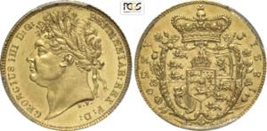 Great Britain, George IV (1820-1830), Proof ... 