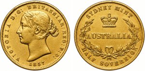 Australia Sovereign 1855-1870 old ... 