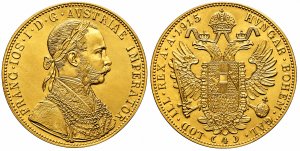 Austria 4 Ducat 1915&nbsp;13.96 g, Au ... 