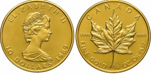 Canada 10 Dollari 1982- (1/4 ... 
