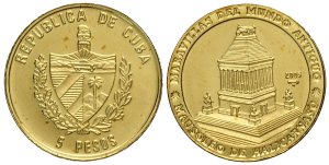 Cuba 5 Pesos 2005 (1/25 Oncia) 1.24 g, ... 
