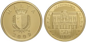 Malta 50 Euro 2008- 6.50 g, Au (.916), ... 
