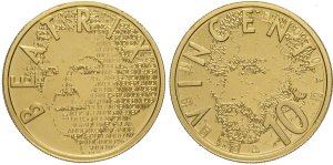 Olanda 10 Euro 2002- 
6.73 g, Au ... 