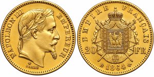 France 20 Francs 1853-1870 Napoleon III ... 