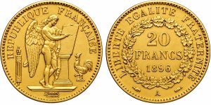 France 20 Franchi 1871-1898 Genius ... 